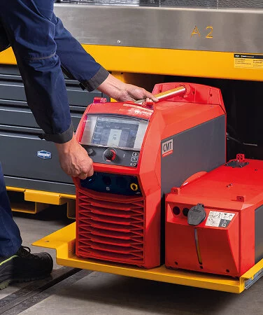 integrated Fronius welding system